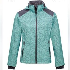 Free Country Soft Shell Teddy Lined Hooded Jacket‎ Large